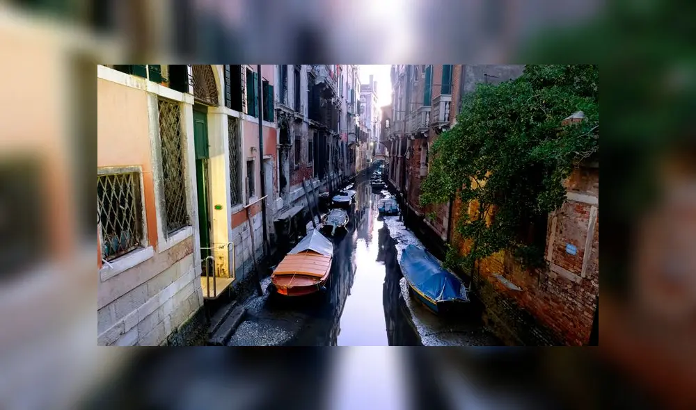 Venecia es perjudicada por periodo de sequía. Foto: Manuel Silvestri / Reuters