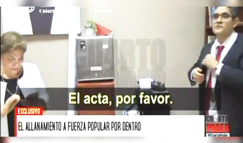 Luz Salgado a fiscal en allanamiento a Fuerza Popular: "No sabe con quién se mete" [VIDEO]