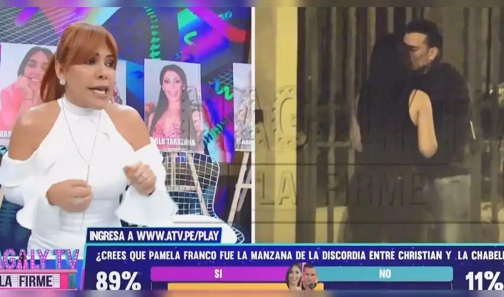 Magaly Medina revela dato que desmiente versión de Christian Domínguez y Pamela Franco