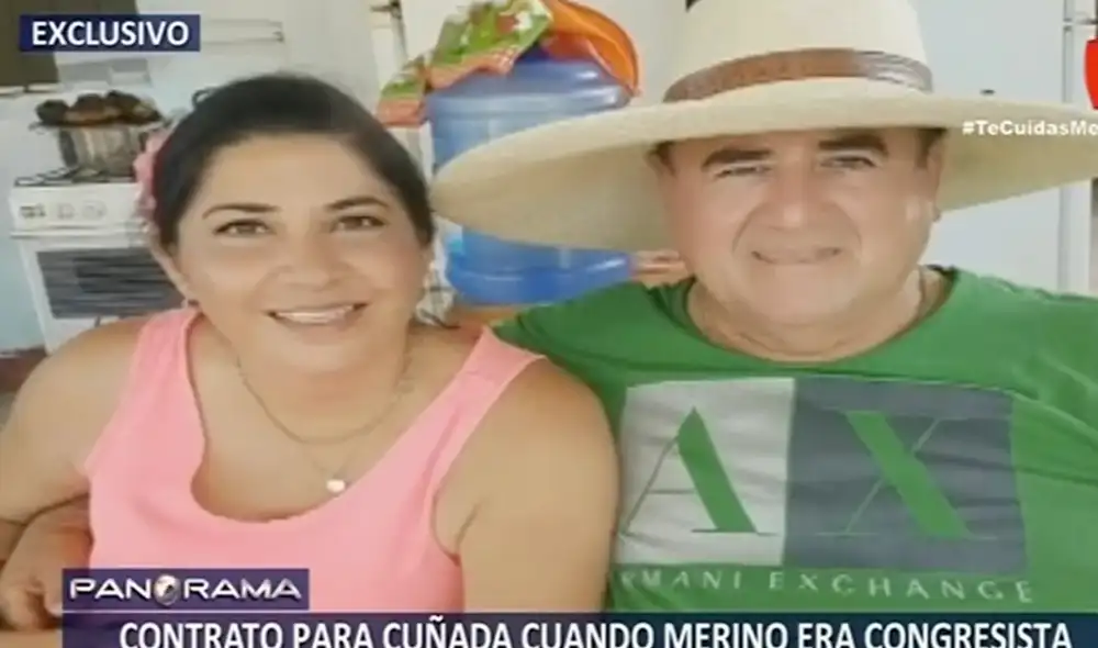 Hermano de Manuel Merino. Foto: Captura Panorama. Hermano de Manuel Merino. Foto: Captura Panorama.