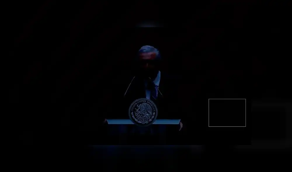 Apagón en el Palacio Nacional interrumpe discurso de AMLO [VIDEO]