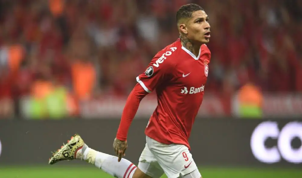 Paolo Guerrero juega en el Internacional desde el 2018 tras su paso por Flamengo.