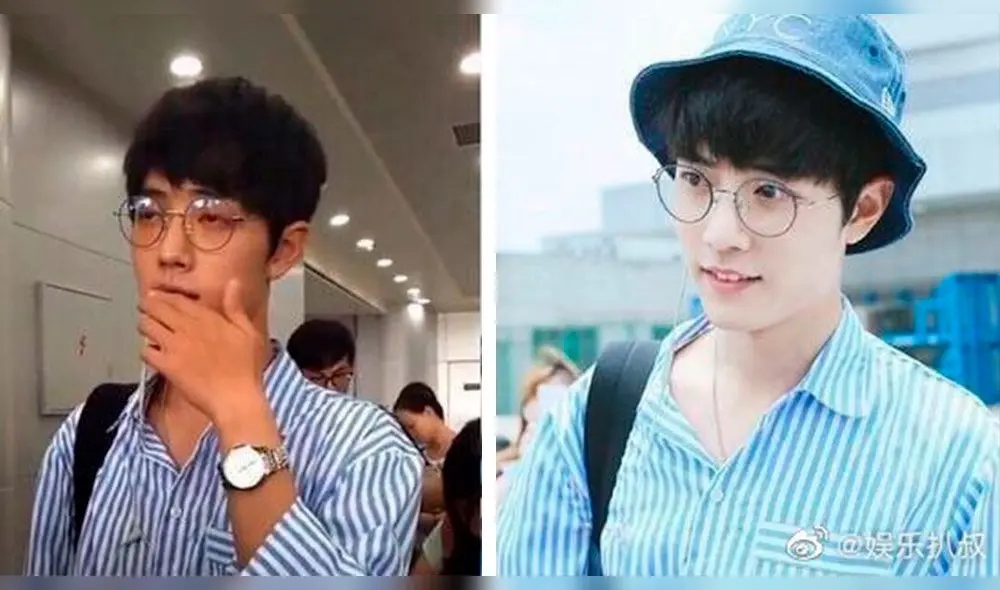 En las imágenes difundidas se aprecia que Xiao Zhan presenta ojeras. En las imágenes difundidas se aprecia que Xiao Zhan presenta ojeras.