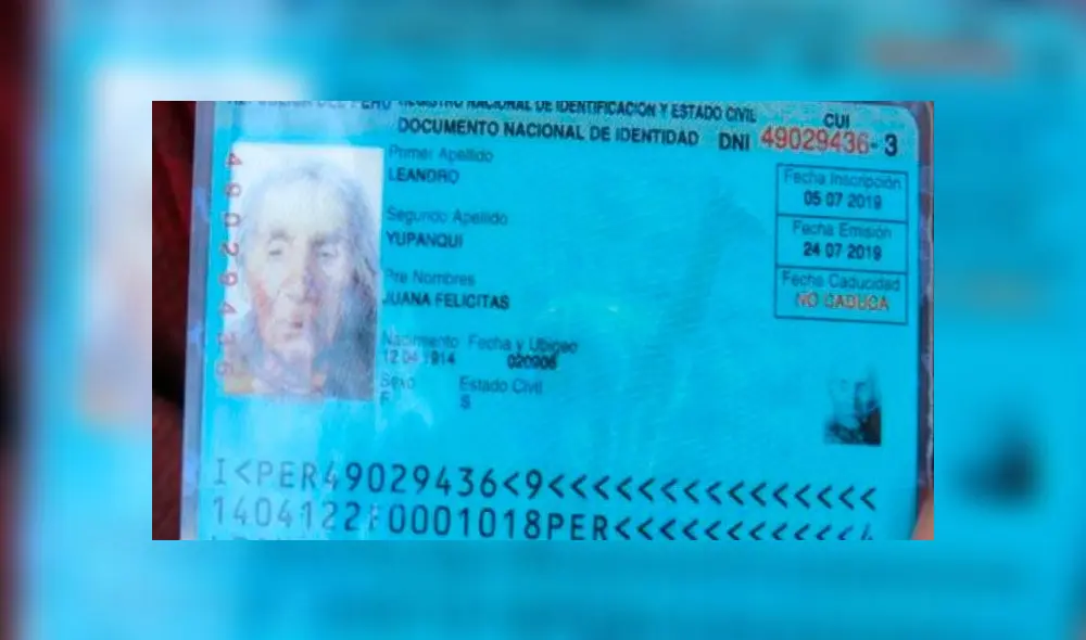 Áncash: mujer de 105 años obtiene su DNI por primera vez [FOTOS]