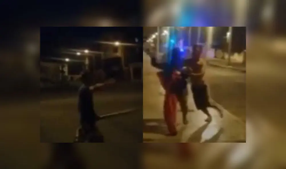 Mujer es salvada por su vecino. Créditos: Captura Latina.