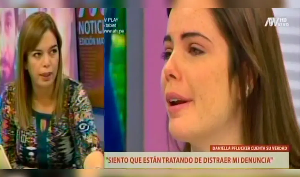 Daniella Pflucker se quiebra tras pregunta de periodista Milagros Leiva [VIDEO]