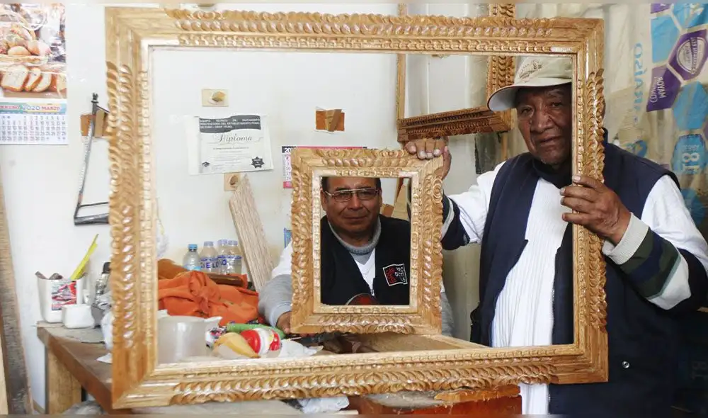 Luicio Vizcarra y Valentín Ramírez son dos internos que aprenden en estos talleres. Luicio Vizcarra y Valentín Ramírez son dos internos que aprenden en estos talleres.