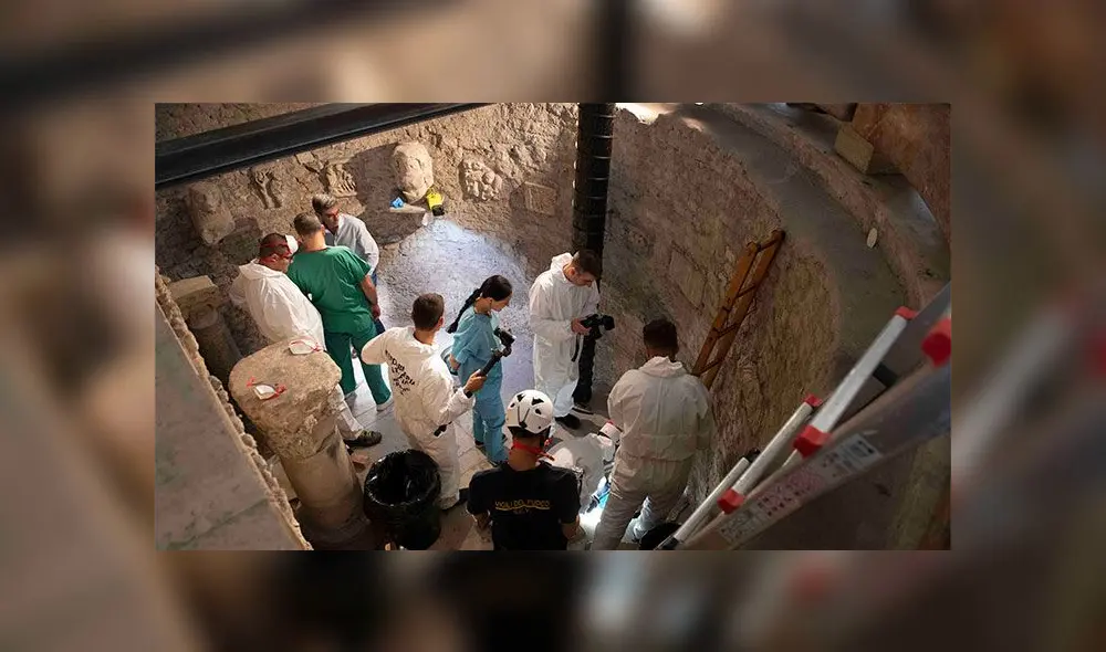 Los miles de huesos corresponderían a los cadáveres de docenas de personas. Los familiares están convencidos de que Emanuela se encuentra en el lugar. Foto: AFP.