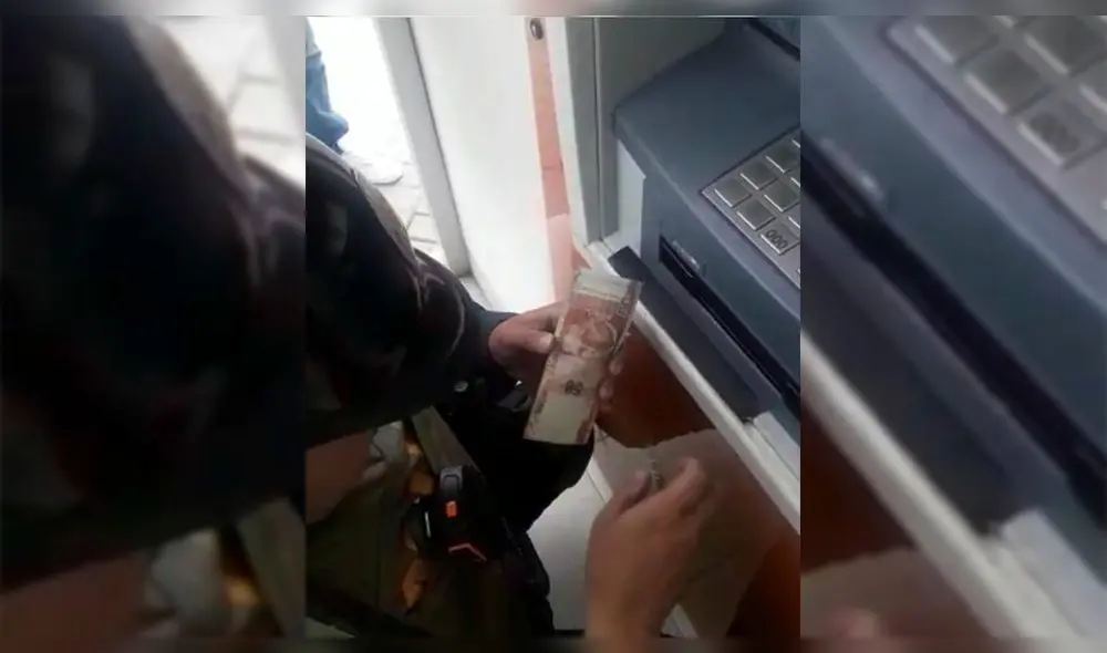 Cajamarca: encuentran regletas metálicas en cajero de entidad bancaria Cajamarca: encuentran regletas metálicas en cajero de entidad bancaria