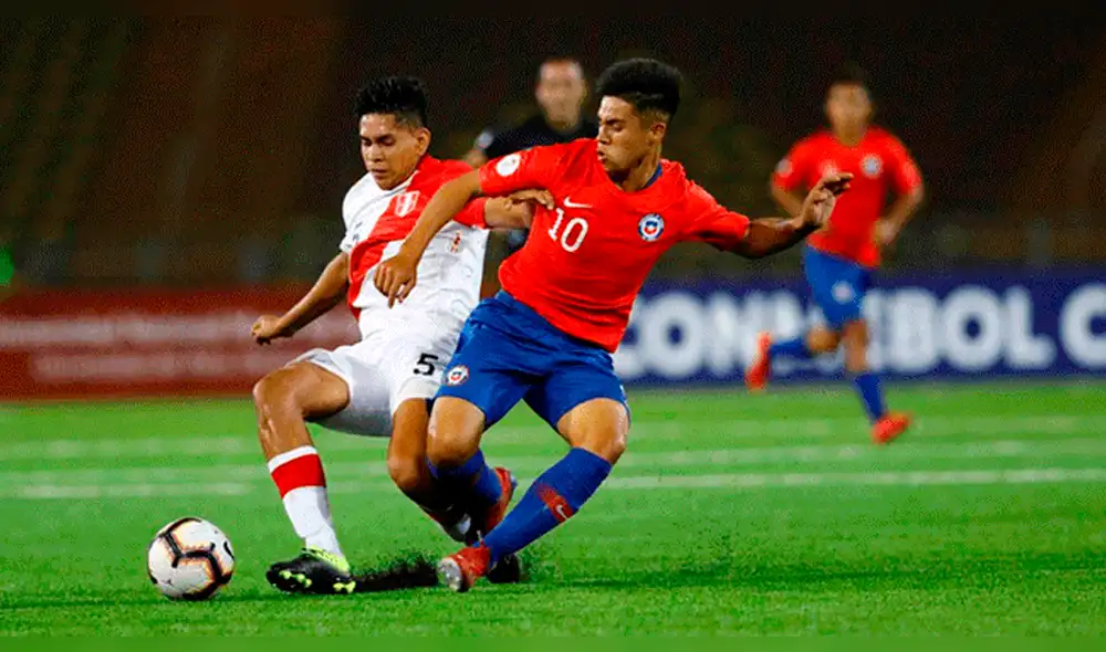 Perú fue superado por Chile en la fecha 2 del Hexagonal final del Sudamericano Sub 17