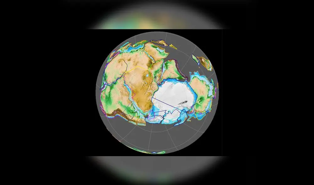 La extinción ocurrió cuando existía el supercontinente Gondwana, hace 360 millones de años. Crédito: Wikicommons.