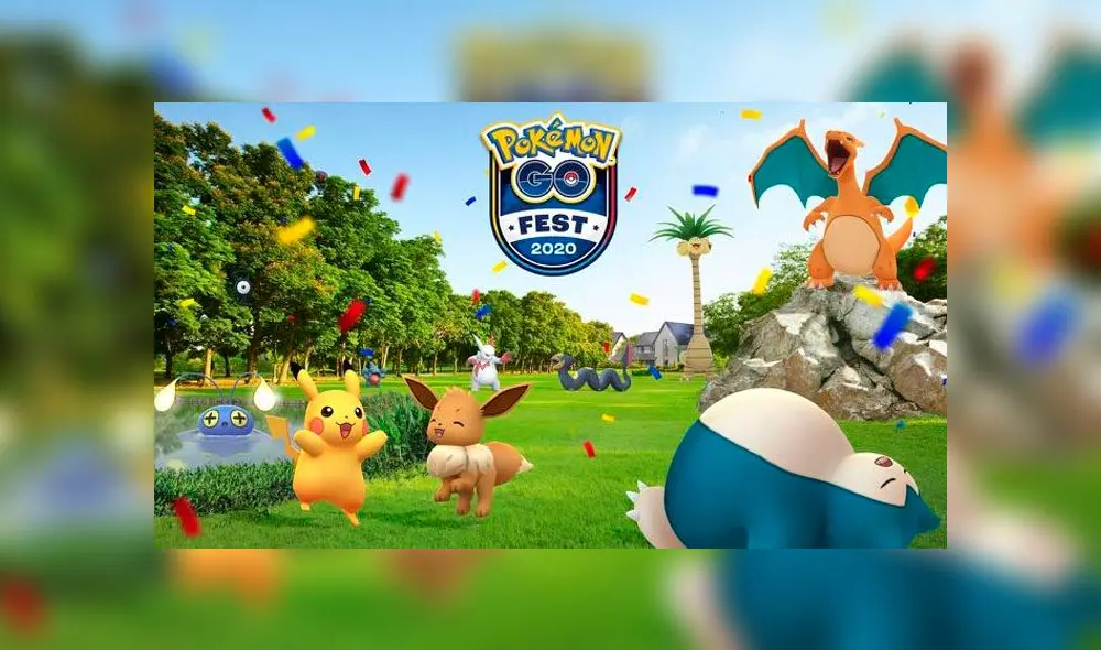El Pokémon GO Fest 2020 inicia a las 10:00 a.m. (hora peruana)