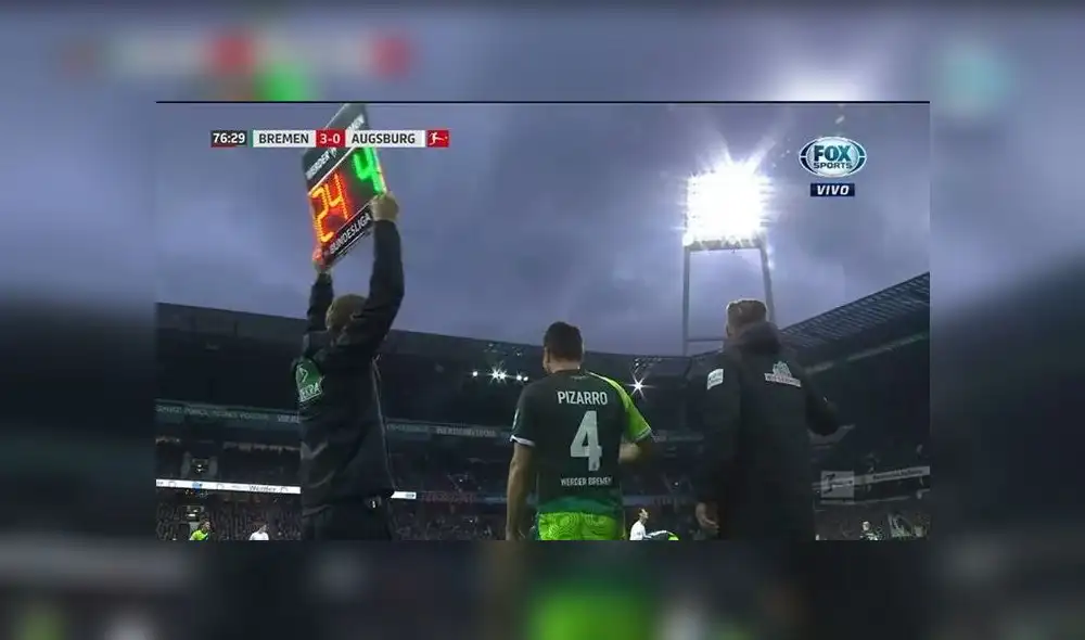 Esta banderola demuestra que Claudio Pizarro es ídolo en Werder Bremen [VIDEO]