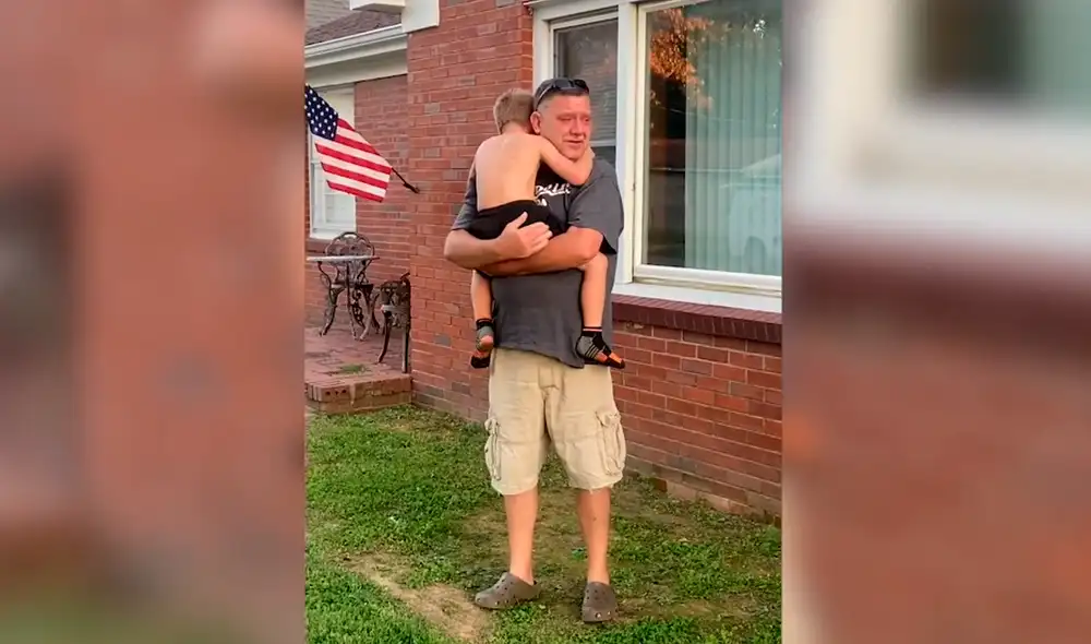 El pequeño pasó unos días al lado de su abuelo tras su reencuentro. Foto: Videlo / YouTube