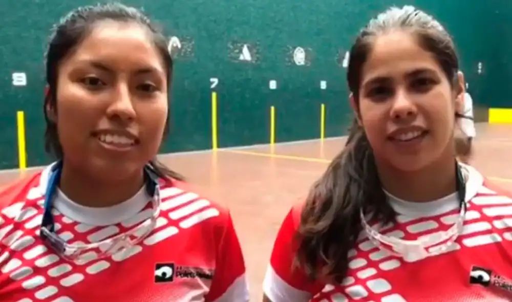 Lima 2019: Mía Rodríguez y Nathaly Paredes logran medalla de bronce para Perú en modalidad de frontenis