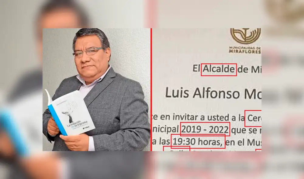 Twitter: profesor descubrió faltas ortográficas en un comunicado de la Municipalidad de Miraflores Twitter: profesor descubrió faltas ortográficas en un comunicado de la Municipalidad de Miraflores