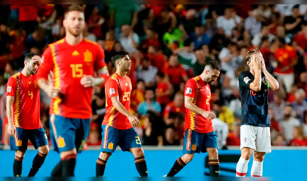 España perdió 3-2 ante Croacia por la UEFA Nations League [RESUMEN]