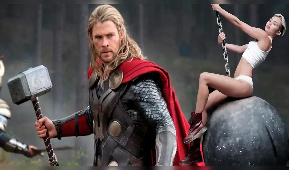 Instagram: Actor de Thor realiza extraña parodia del tema de Miley Cyrus [VIDEO]
