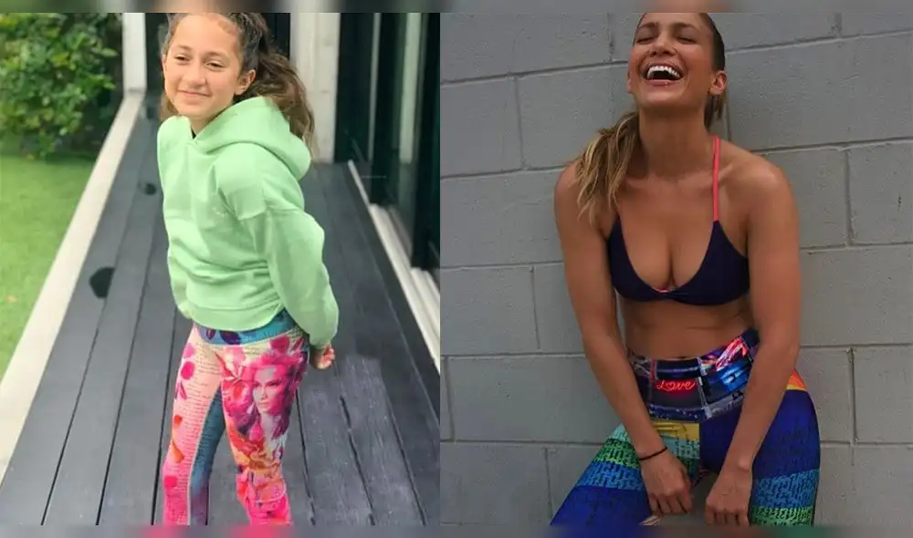 Hija de Jennifer Lopez es viral en Instagram al imitar a su famosa madre