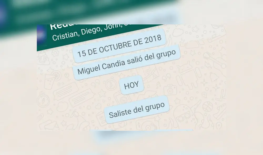 Puedes abandonar un chat grupal de WhatsApp sin que nadie se dé cuenta.