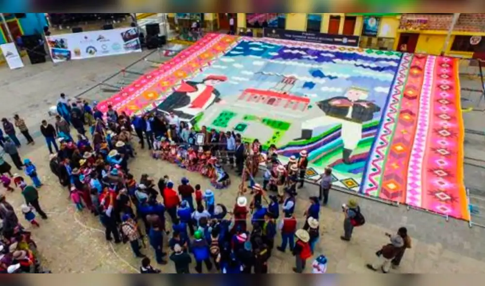 Cusco obtiene el Record Guiness por el telar más grande del mundo [VIDEO]