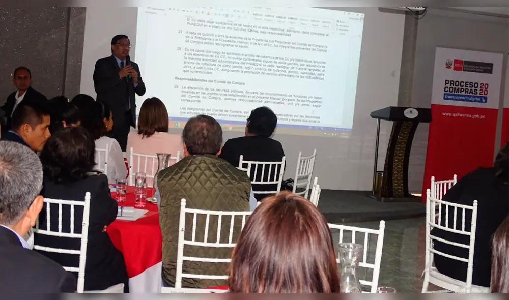 Postores interesados recibieron información oportuna sobre el tema.