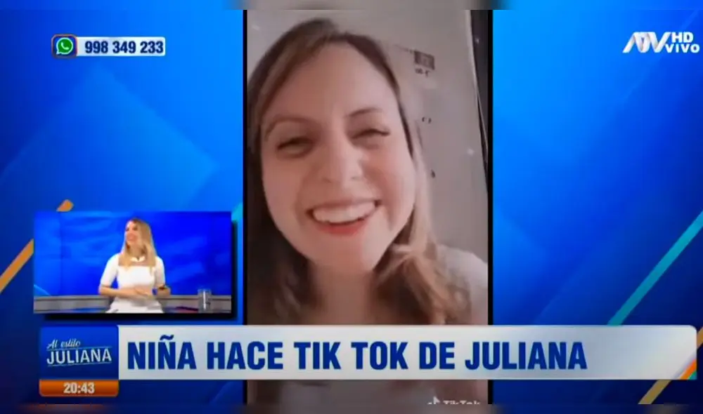 Juliana Oxenford Foto: captura Juliana Oxenford Foto: captura