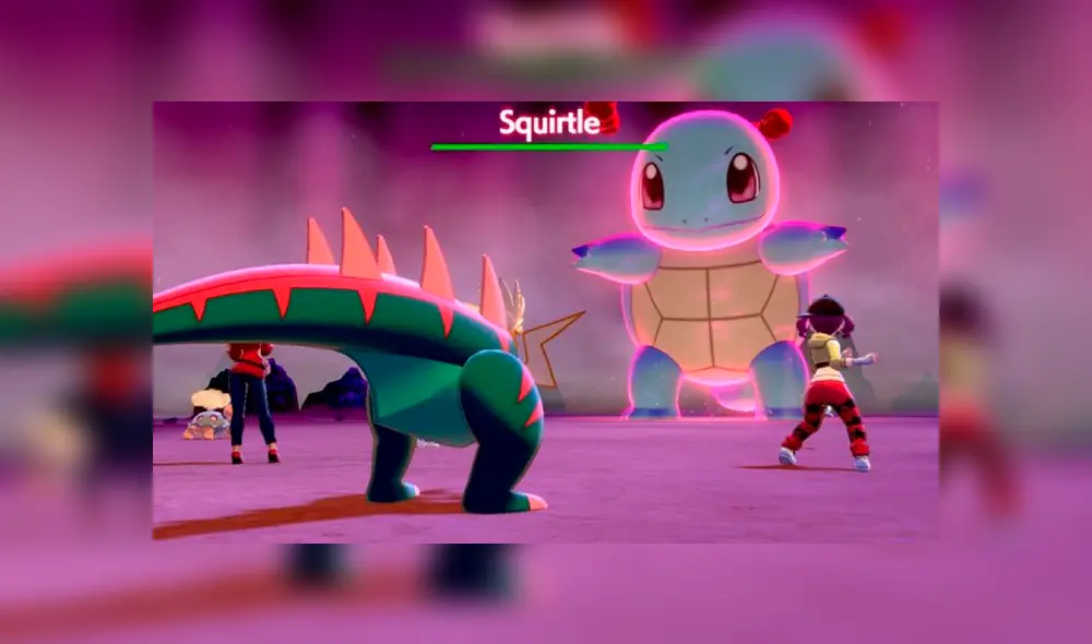 Squirtle aparece en incursione dinamax de Pokémon Espada y Escudo.