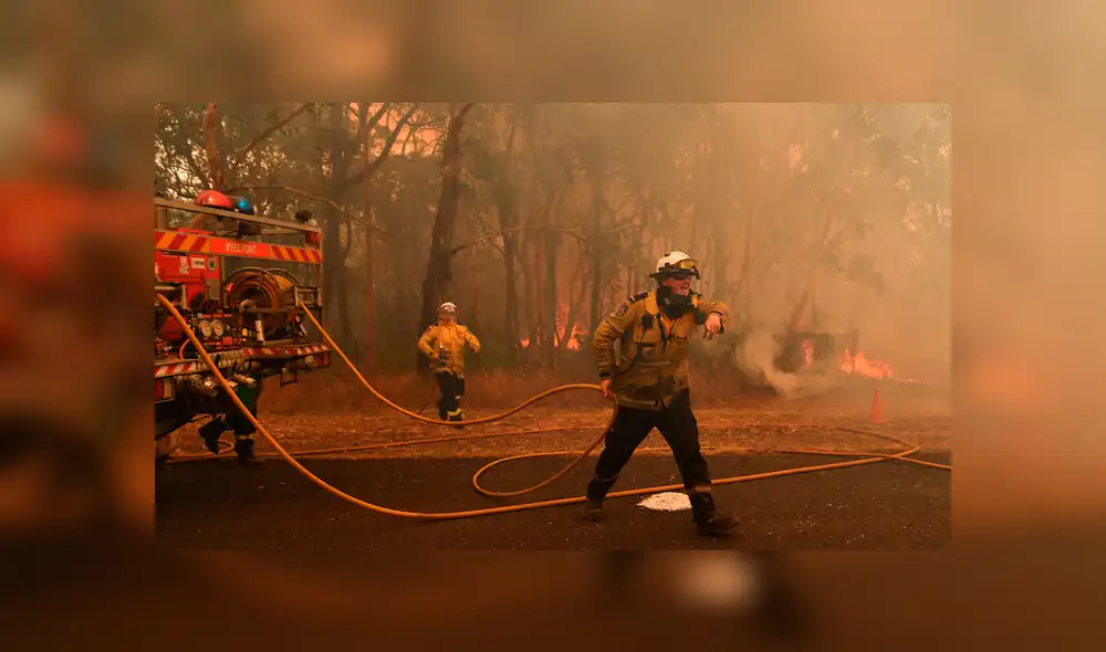 Incendio forestal en Australia Incendio forestal en Australia