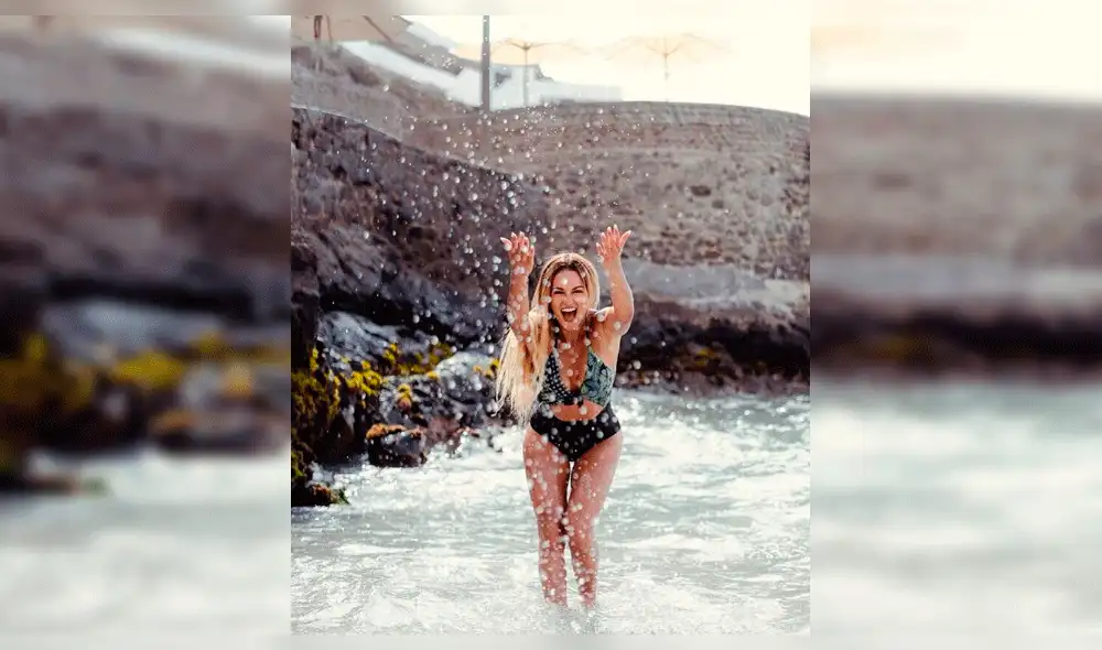 Angie Arizaga responde claro y habla de relación con Stefano Peschiera