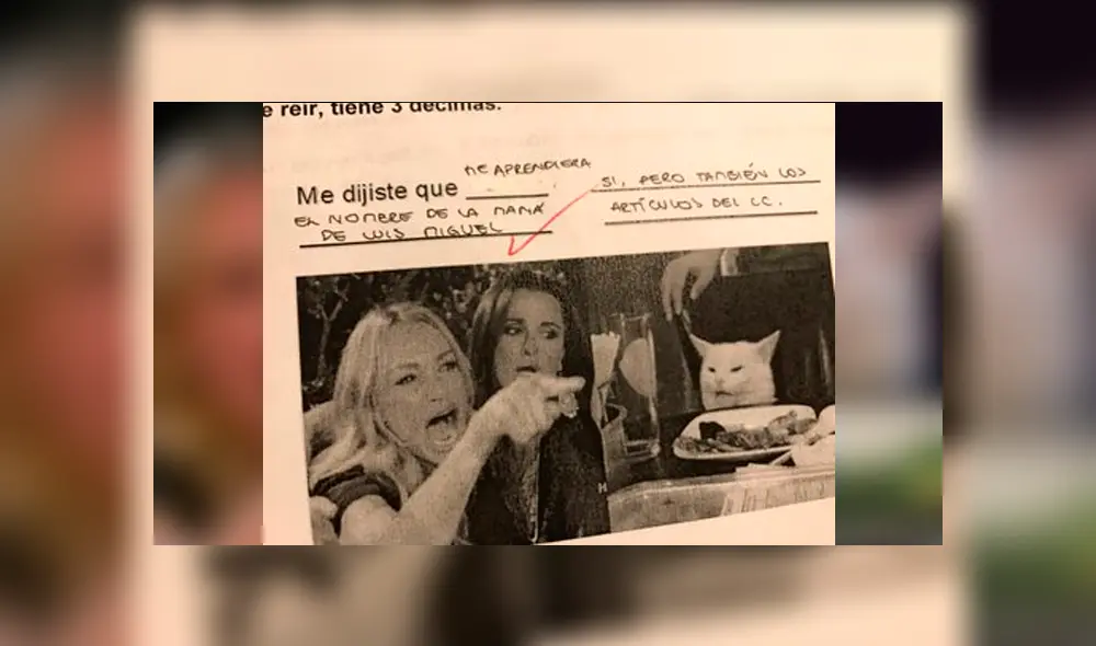 Vía Facebook. El docente aprovechó la popularidad del meme para ayudar a sus alumnos con el puntaje en uno de sus exámenes Vía Facebook. El docente aprovechó la popularidad del meme para ayudar a sus alumnos con el puntaje en uno de sus exámenes