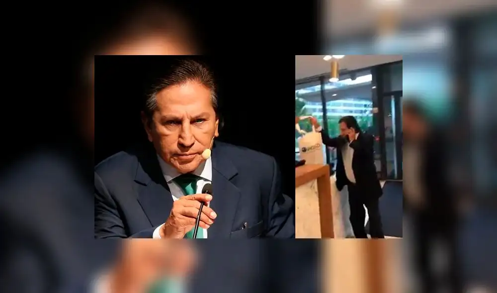 Alejandro Toledo reapareció en un hotel de Washington [VIDEO]