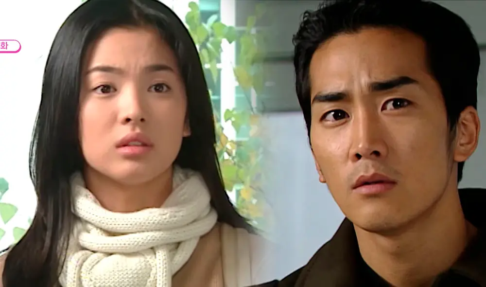"Otoño en mi corazón": Song Hye Kyo y Song Seung Heon protagonizaron el drama en 2000. Foto: KBS