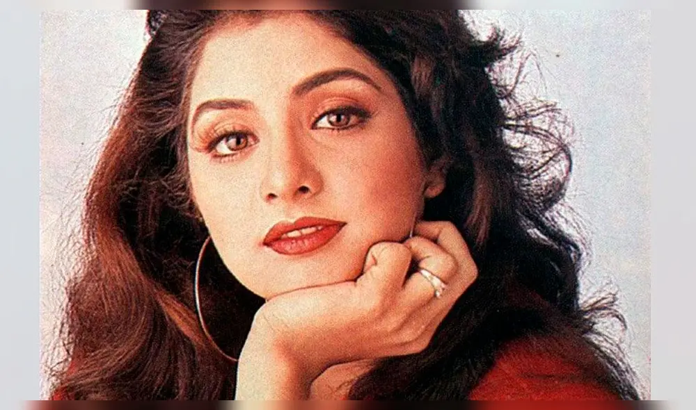 Divya Bharti fue una famosa actriz india de principios de la década de 1990. Murió el 5 de abril de 1993. Crédito: Instagram