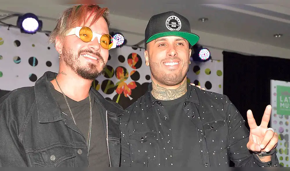 ¿J Balvin le dio un beso a Nicky Jam? Fans han quedado sorprendidos [FOTO] 