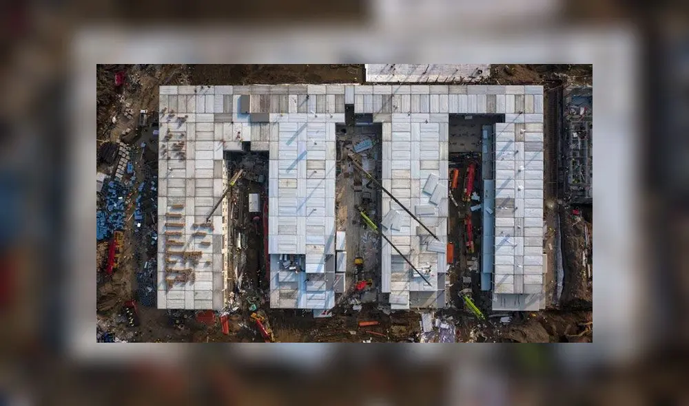 Coronavirus: mira cómo China construyó hospital de emergencias en diez días [VIDEO]