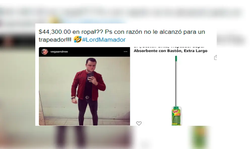 El hombre aseguró que su ropa "vale más que una vida" y los usuarios aprovecharon para burlarse de él. Foto: captura El hombre aseguró que su ropa "vale más que una vida" y los usuarios aprovecharon para burlarse de él. Foto: captura