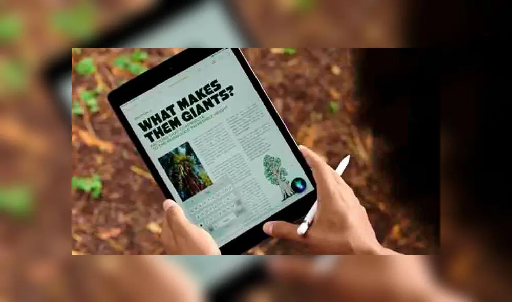 El nuevo iPad 8 llega con una pantalla de 10,2 pulgadas. (Fotos: Apple)