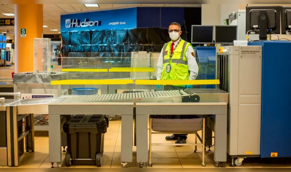 Aeropuerto Jorge Chávez presentó nuevos protocolos de seguridad. (Fotos: John Reyes / La República)