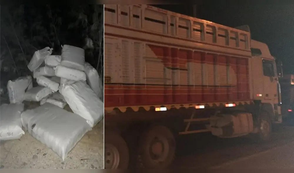 En medio de persecución lograron incautación de contrabando en Tacna. Foto: PNP