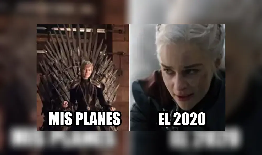 Desliza para ver los mejores memes de 'Mis planes versus 2020' que se han viralizado en Facebook. Foto: Captura.