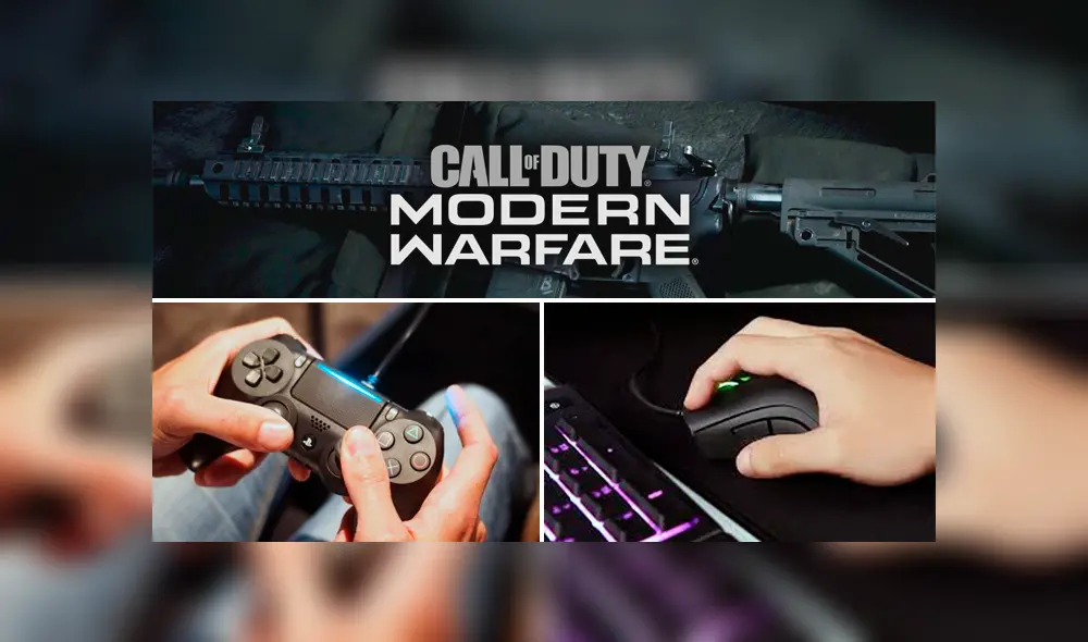 ¿PC o consolas? ¿Quién tiene ventaja? En Call of Duty Modern Warfare, han querido ahorrarse ese debate con esta solución.