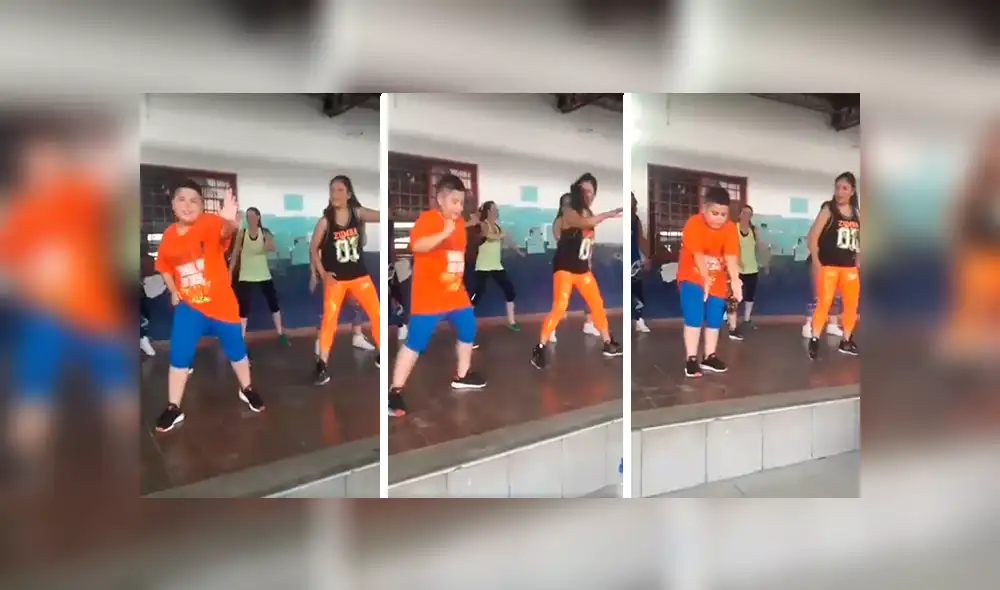 En Facebook, un pequeño enseñó un baile a las madres de sus compañeros y se movieron al ritmo de reggaetón.