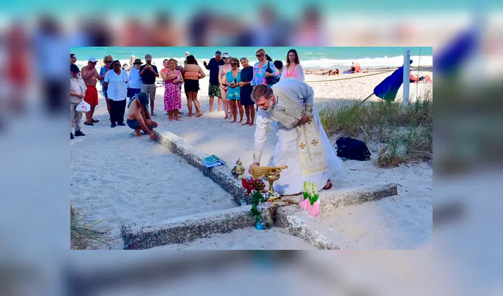 Facebook Viral: enorme cruz llega a playa de EE.UU. y miles piensan que es una señal divina [VIDEO]