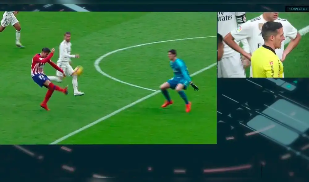 Real Madrid vs Atlético Madrid: Morata marca un golazo pero el VAR lo anula [VIDEO]