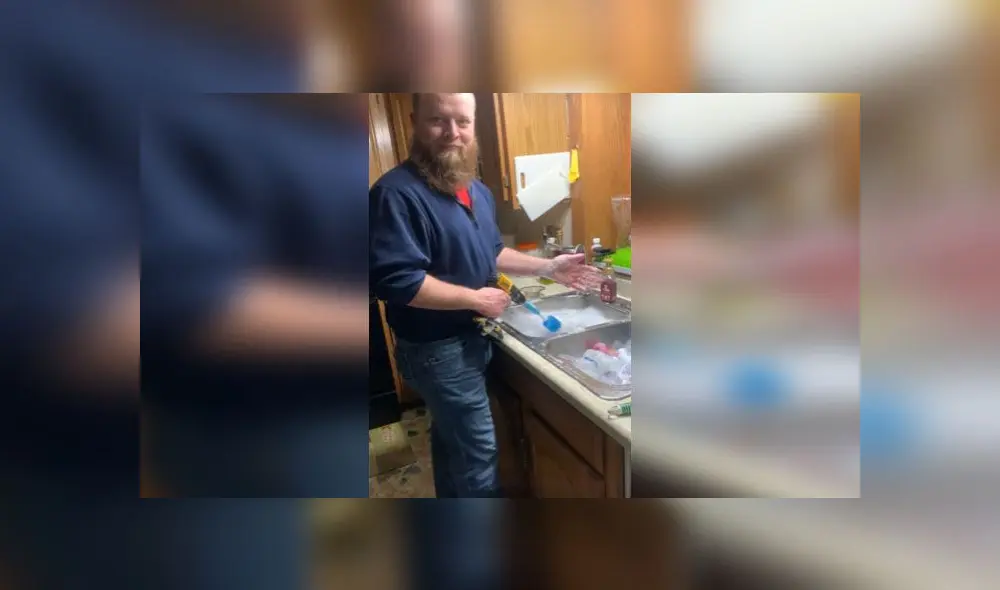 Desliza para enterarte cuál es el truco secreto de este padre de trillizos. Foto: Captura. Desliza para enterarte cuál es el truco secreto de este padre de trillizos. Foto: Captura.