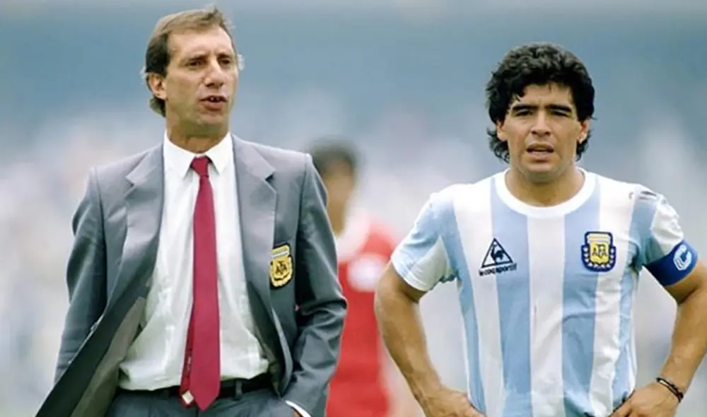 Maradona salió campeón del mundo en 1986 con Bilardo como entrenador. Foto: Infobae