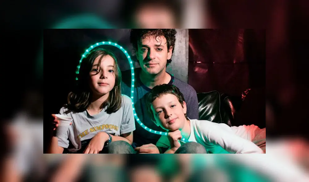Gustavo Cerati y sus hijos