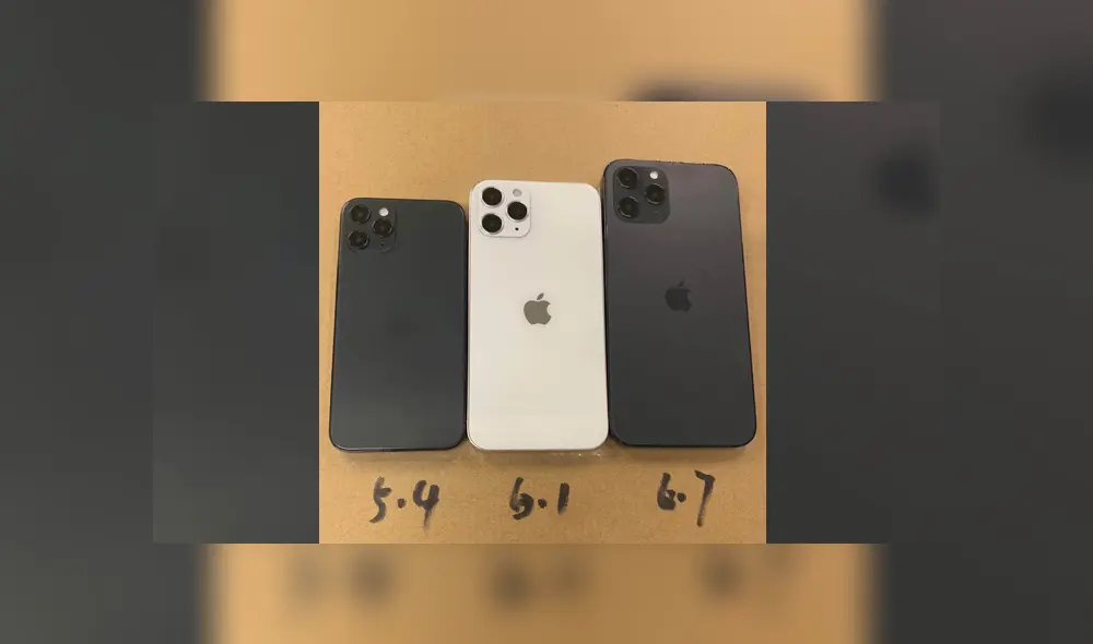Así luciría el iPhone 12, según las últimas filtraciones. Foto: Sonny Dickson / Twitter