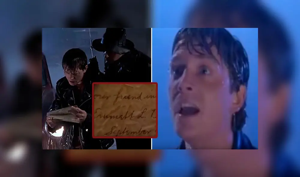 Carta de Doc Brown en "Volver al futuro 2". Créditos: Composición
